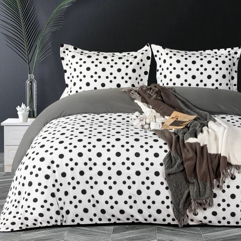 Polka Dots Duvet Cover Ultra Soft Luxury Bedding